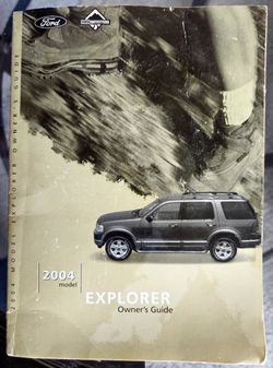 2004 FORD EXPLORER OWNERS MANUAL OEM FORD MOTOR CO SUV BOOKLET