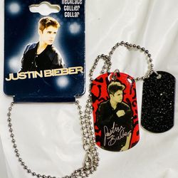 Justin Bieber Necklace, Approximately 10.5 Inches