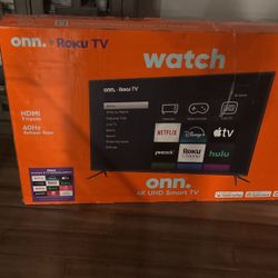 50 inch roku smart tv , brand new 