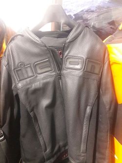 iCon Leather Motorcycle jacket