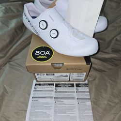 Shimano RC903 WIDE White Road Shoes - EU 44 / US 10