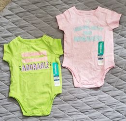 Infant Girl Garanimals Bodysuits - Size 3-6 months