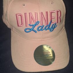 New Pink Dinner lady hat