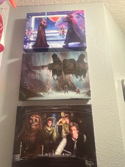 Thomas Kincade Star Wars set of 6 —-10x14