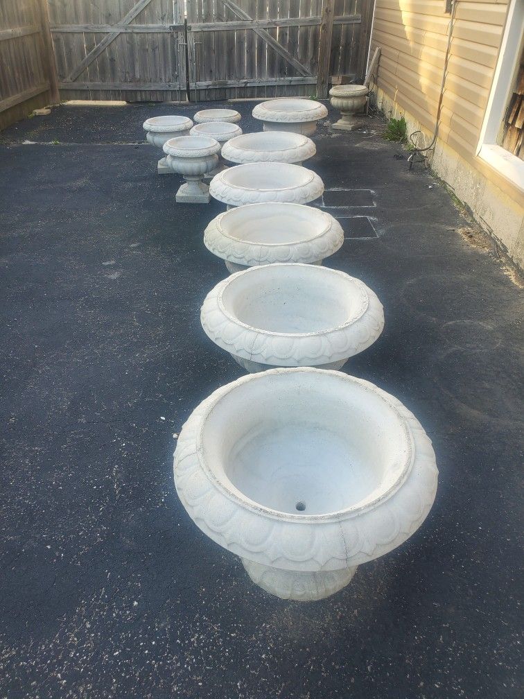 Concrete Flower Pots