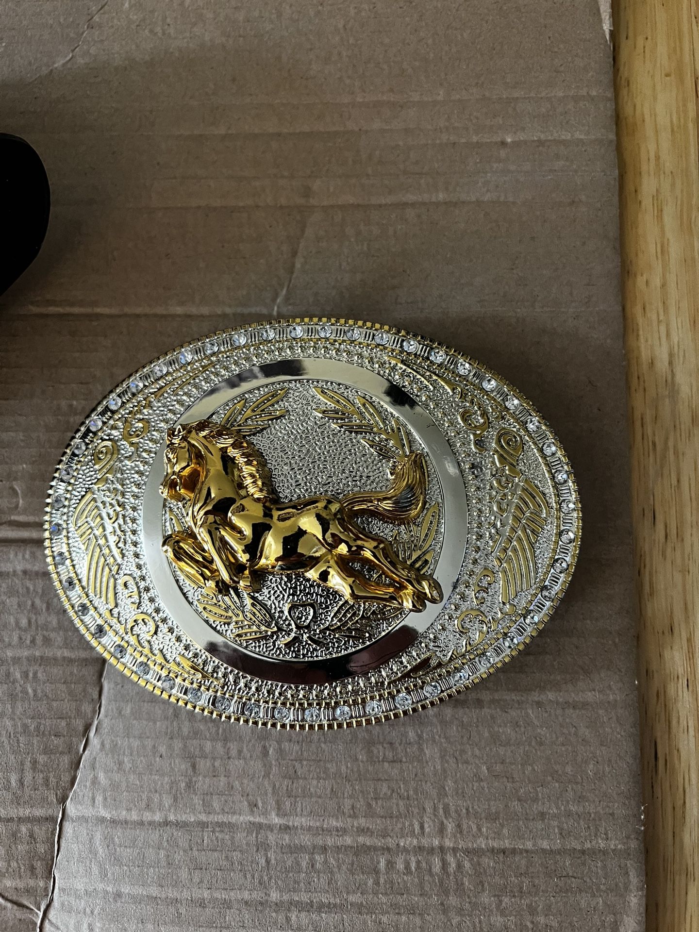 A Big Buckle, Silver, And Gold Brand New Never Used