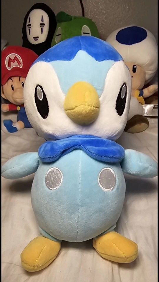 Various Styles Of Plushes, Mario, Squisheen, Pokémon Etc.