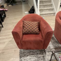 4 Rocking Swivel Arm Chairs