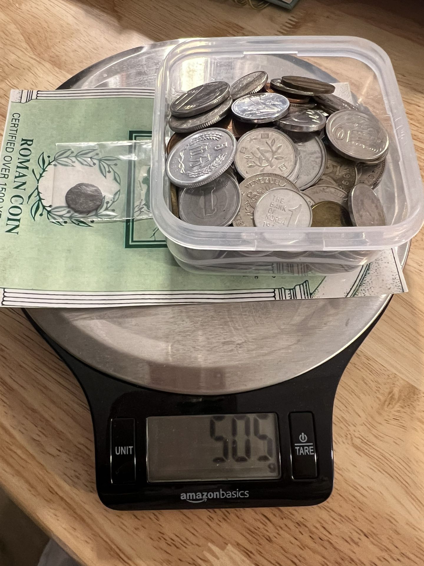 500 Grams of World Coins