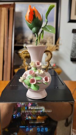 2 Little Handcrafted Vases