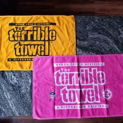 2 Steelers Terrible Towels