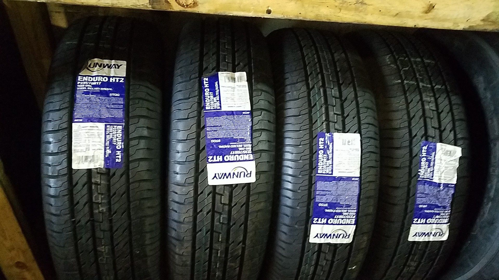 four bright new set of tires for sale 235/70/17