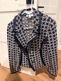 St. John Collection Houndstooth Knit Jacket