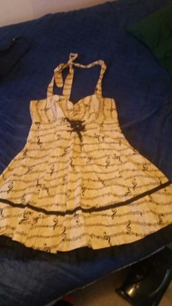 Women's musical note dress