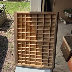 Antique Printers Tray