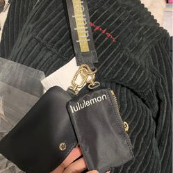Black Lululemon Keychain