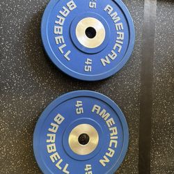 American Barbell 45lb Weights