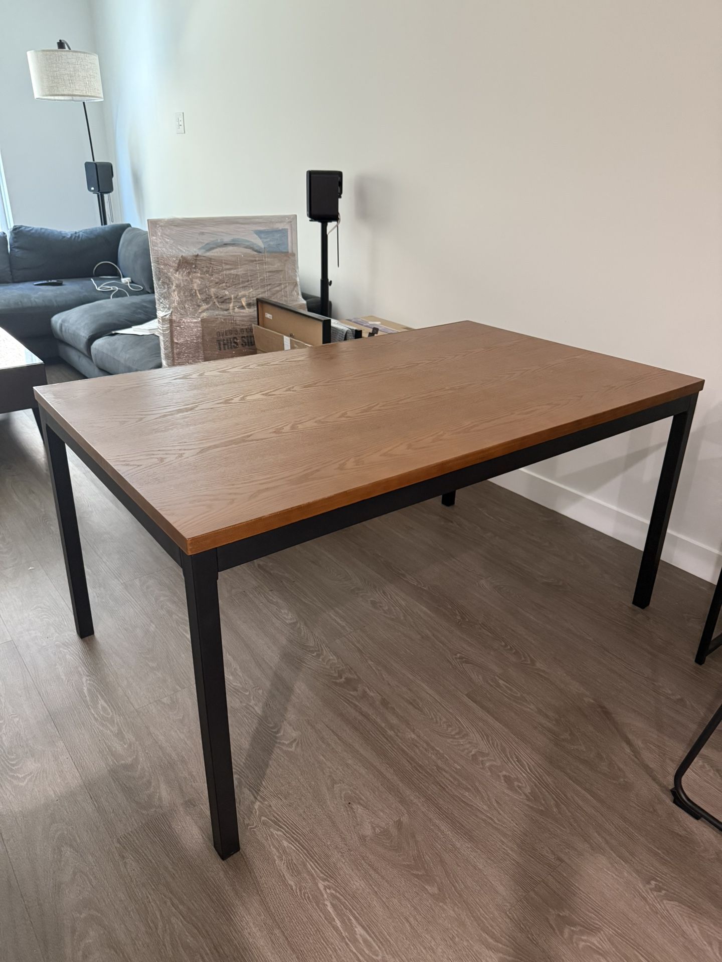 Target Wood Dining Table w/ Metal Legs