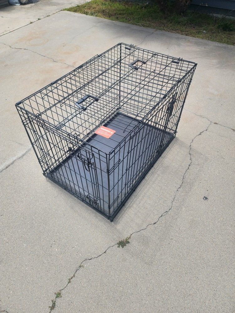 Large Dog Crate – Foldable & Sturdy
