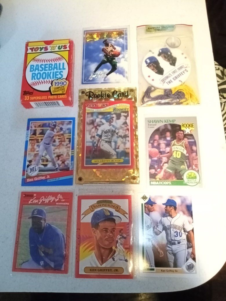 Ken Griffey Jr. Shawn Kemp Rookie Cards