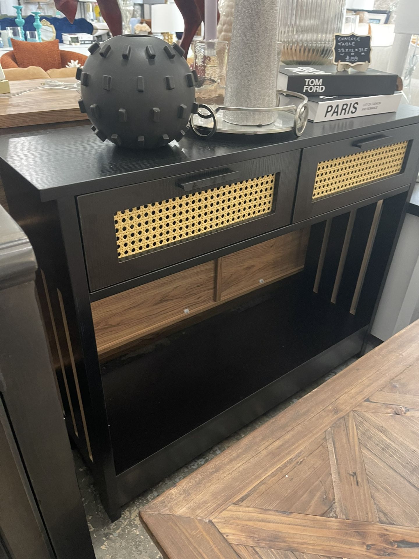 New Console Table Black Delivery Available