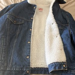Vintage Levi’s Sherpa Lined Jacket 50L