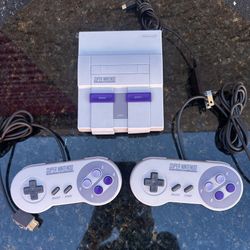 Super Nintendo Mini Console SNES CLV-201 Control Deck with 20 Games