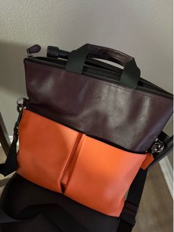 Men’s leather Coach Orange Bag