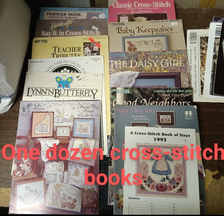 Cross-stitch Book Bundle Of 12