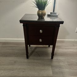 Granite end table 
