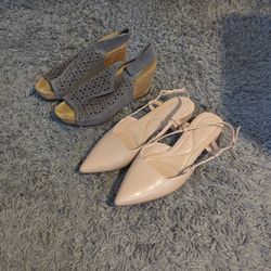 2 Pairs Of Women's Shoes 