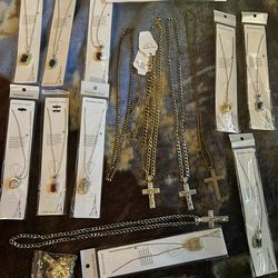 Gold and silver jewelry