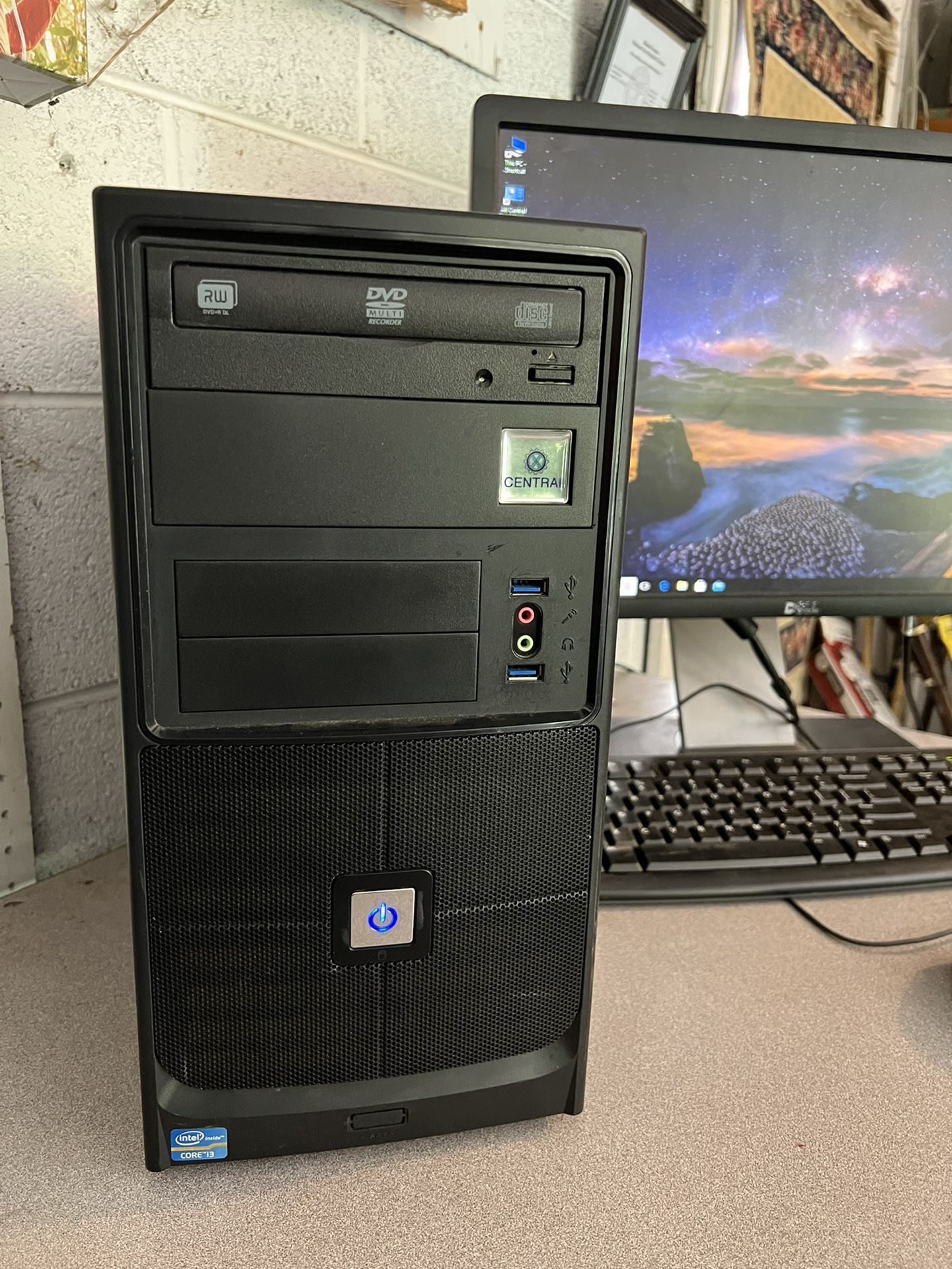 Custom Pc Intel Pc - Core I3 - 16 Gb Ram - Windows 10 Pro