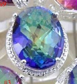 Size 8 Mystic Topaz Ring