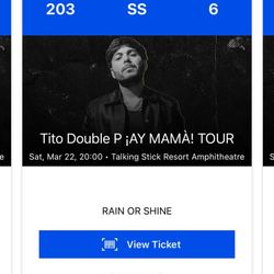 Tickets To Tito Double P