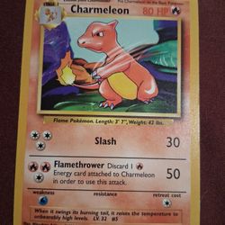 Pokiman Charmeleon Collectible Card