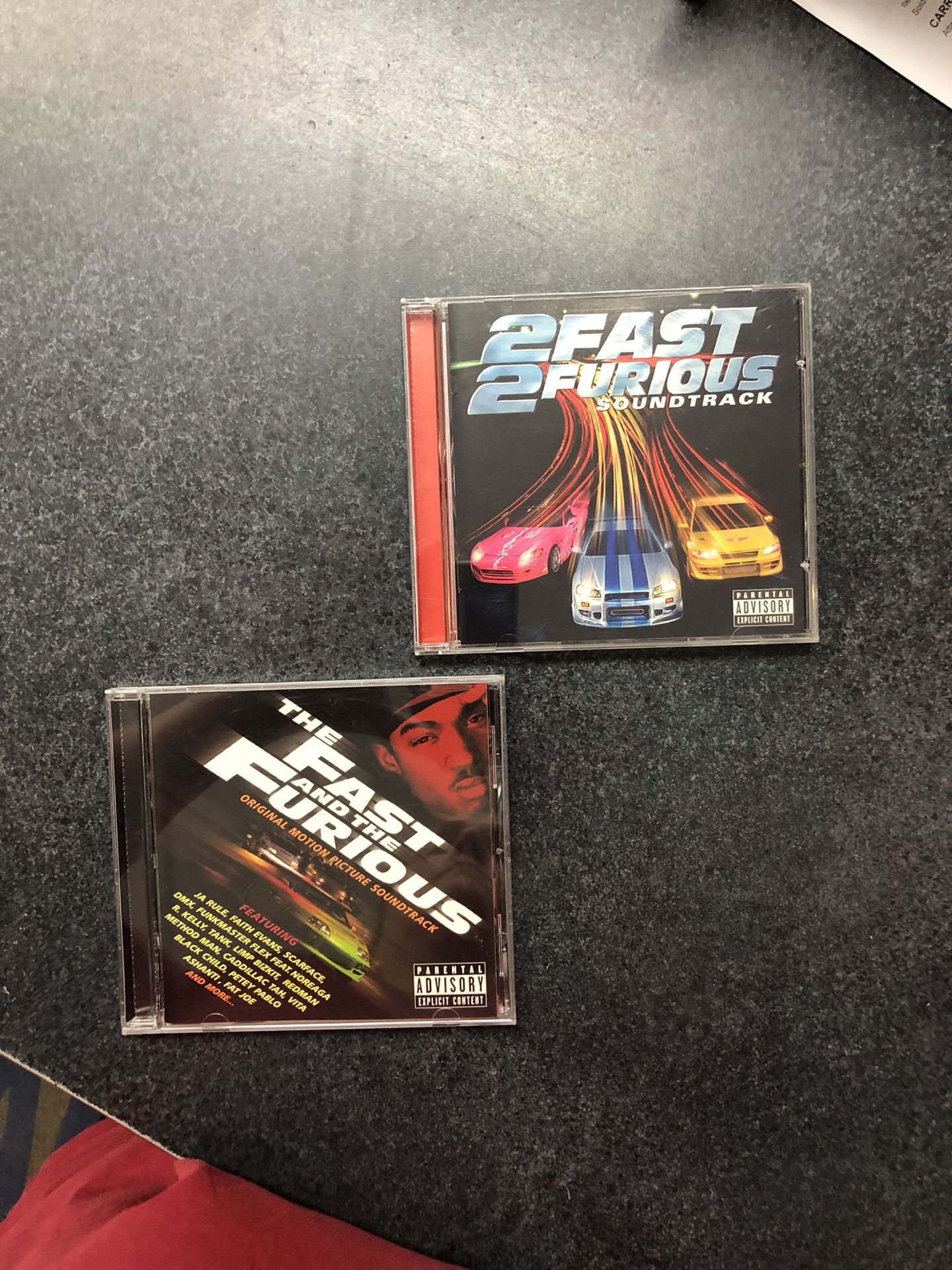 Fast and the Furious & 2 Fast 2 Furious soundtracks
