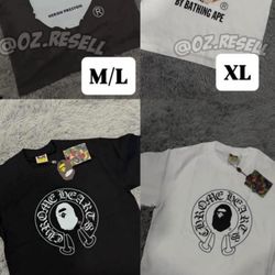 chrome heart bape shirts