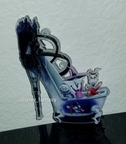 Disney Nightmare Before Christmas Lock Shock and Barrel Acrylic Heel Shoe Ornament