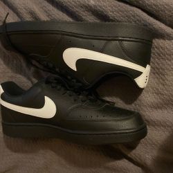 Nike Black And White Court Visions