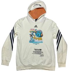 Adidas Steve Clarkson "QB Retreat" Hoodie Sweater Los Angeles 2021 XL Cream