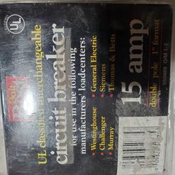 15A Double Pole Breaker