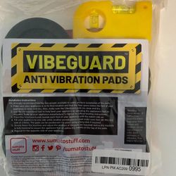 Vibe Guard Anti vibration Pads For Washing Machine Dryer