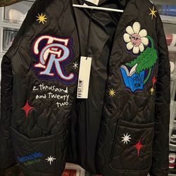 Nice 👌🏼 New First Row "Sunshine" Quilted Liner Jacket size Large !