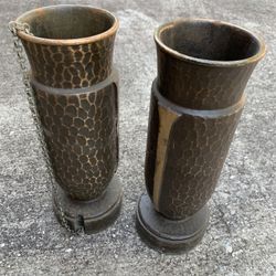 Bronze Grave Marker Monument Vase 