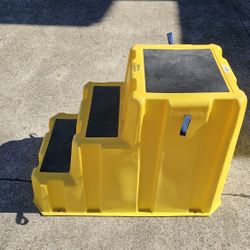 3 Step Nestable Plastic Step Stand