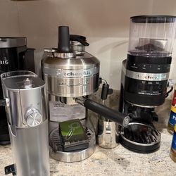 Kitchenaid Espresso Machine and Burr Grinder