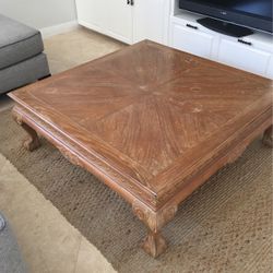 Solid Wood Square Table