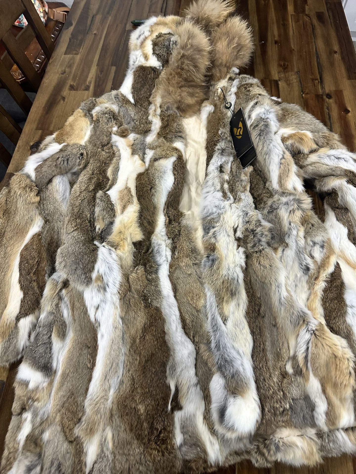 Women's Genuine Fur Trim Hood Winter Jacket