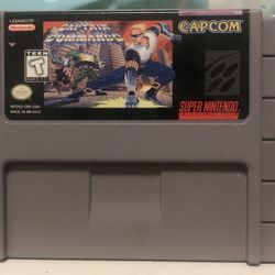Captain Commando Authentic Super Nintendo Game Very Rare